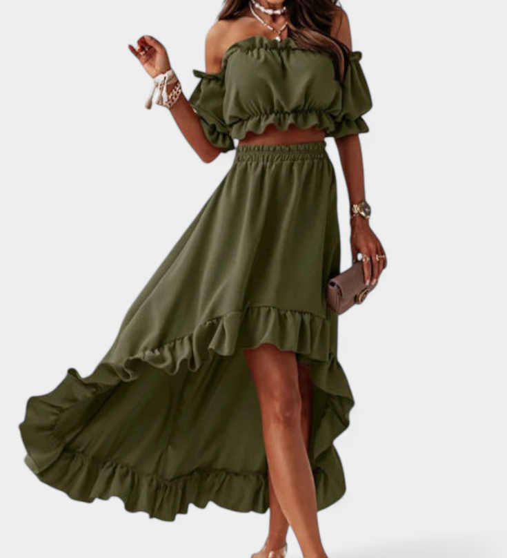 Katja Ensemble de Deux Pièces Off-Shoulder