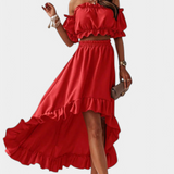 Katja Ensemble de Deux Pièces Off-Shoulder