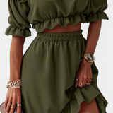 Katja Ensemble de Deux Pièces Off-Shoulder