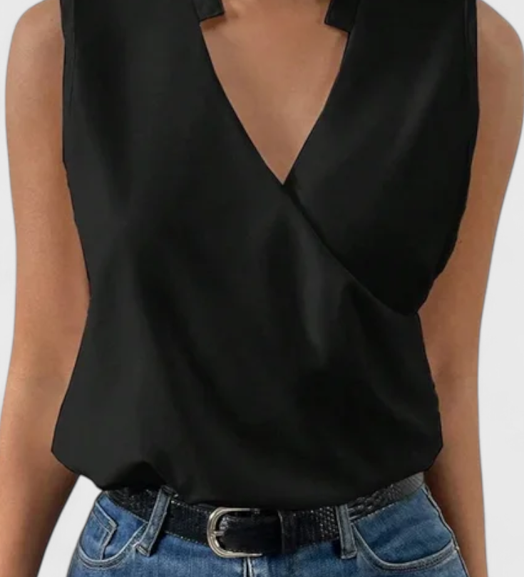 Yariela | Top Doux d'Été avec Décolleté en V