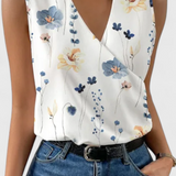 Yariela | Top Doux d'Été avec Décolleté en V