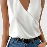 Yariela | Top Doux d'Été avec Décolleté en V
