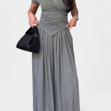 Ensemble Confortable à Deux Pièces Ruslana avec Décolleté en V Croisé