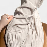 Ilyana Pantalons Taille Haute et Jambe Large