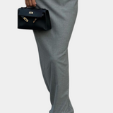 Jupe Sherrie Taille Haute avec Fente Arrière