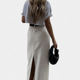 Jupe Maxi Yenifer avec Fente Parisienne
