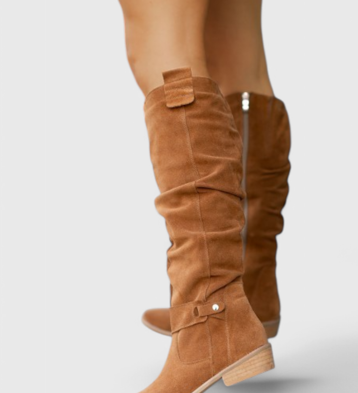 Bottes Hautes Celine de Style Rétro