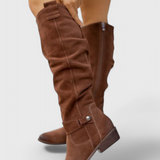 Bottes Hautes Celine de Style Rétro