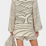 Ensemble Amalia Chemise Imprimée avec Short Élastique