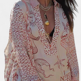 Ensemble Amalia Chemise Imprimée avec Short Élastique