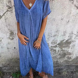 ELISABETTA | ROBE CASUAL AVEC ENCOLURE EN V