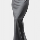 Jupe Sherrie Taille Haute avec Fente Arrière