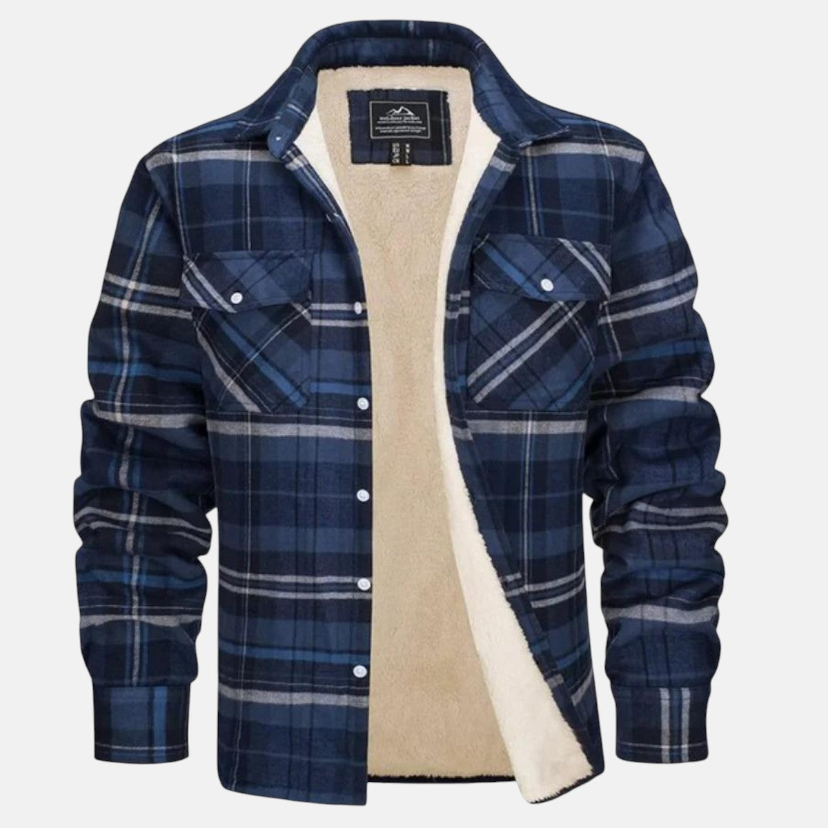 Ramiro | Veste Bomber à Carreaux Doublure Chaude