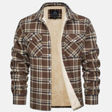 Ramiro | Veste Bomber à Carreaux Doublure Chaude