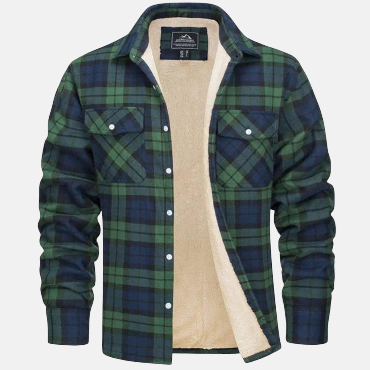 Ramiro | Veste Bomber à Carreaux Doublure Chaude