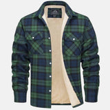 Ramiro | Veste Bomber à Carreaux Doublure Chaude