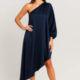 Robe Femme | Courte | Élégante | asymétrie fluide pour Été