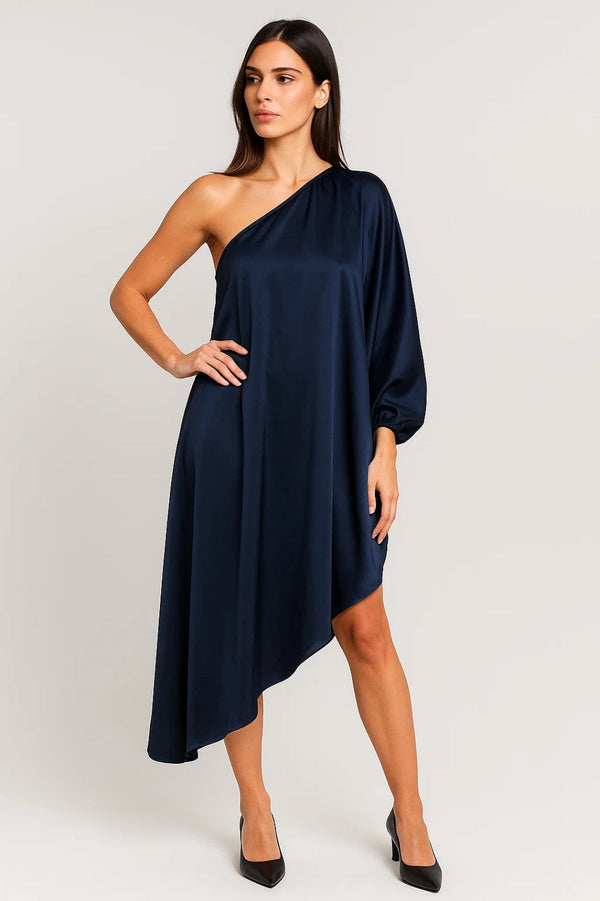 Robe Femme | Courte | Élégante | asymétrie fluide pour Été