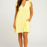 Robe Femme | Robe d’Été à Manches Volants | Légère et Féminine