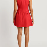 Robe Femme | Courte | Soirée | décolleté croisé pour Été