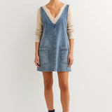 Robe Femme | Courte | Décontractée | superposition structurée pour Mi-Saison