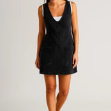 Robe Femme | Courte | Décontractée | superposition structurée pour Mi-Saison