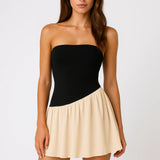 Robe Femme | Courte | Soirée | jupe plissée pour Été