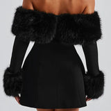 Robe Femme | Courte | Soirée | manches volumineuses pour Été