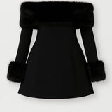 Robe Femme | Courte | Soirée | manches volumineuses pour Été