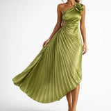 Robe Femme | Midi | Élégante | plissé aérien pour Été