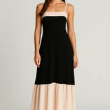 Robe Femme | Longue | Estivale | contraste en étages pour Été