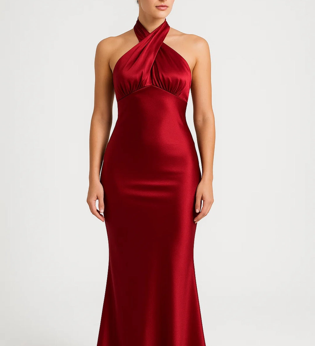 Robe Femme | Longue | Soirée | encolure croisée pour Été