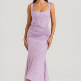 Robe Femme | Midi | Romantique | ourlet asymétrique pour Été