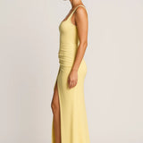 Robe Femme | Longue | Soirée | drapé fluide pour Été