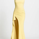 Robe Femme | Longue | Soirée | drapé fluide pour Été