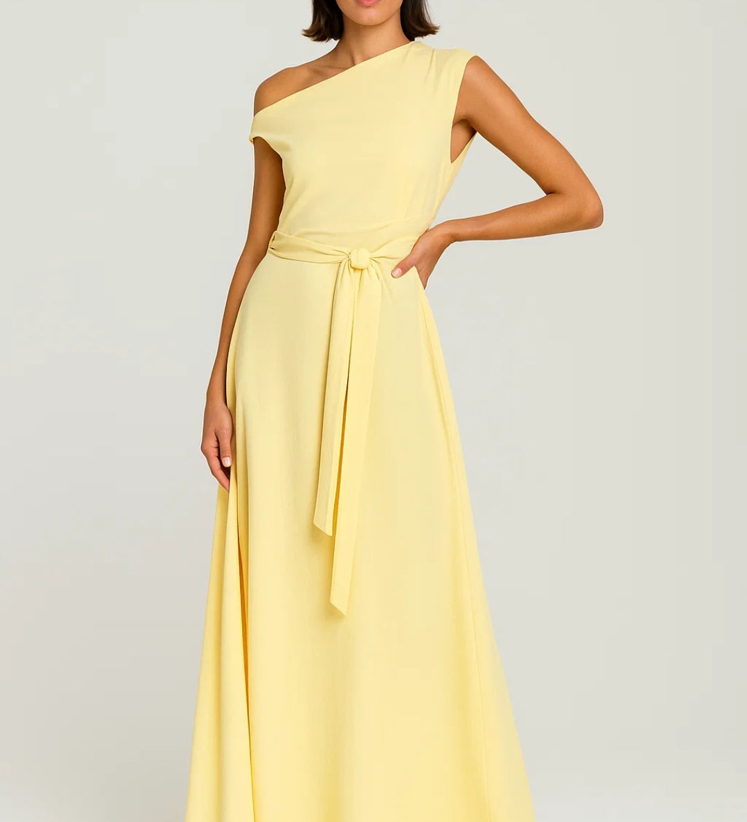 Robe Femme | Longue | Élégante | encolure asymétrique pour Été