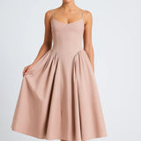 Robe Femme | Midi | Élégante | jupe évasée pour Été