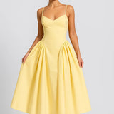 Robe Femme | Midi | Élégante | jupe évasée pour Été