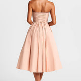 Robe Femme | Midi | Féminine | taille marquée pour Été