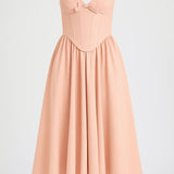 Robe Femme | Midi | Féminine | taille marquée pour Été