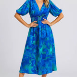 Robe Femme | Robe Féminine à Manches Bouffantes | Légère et Élégante