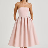 Robe Femme | Midi | Féminine | volume structuré pour Été