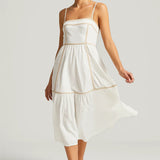 Robe Femme | Midi | Bohème | superposition fluide pour Été