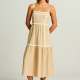 Robe Femme | Midi | Bohème | superposition fluide pour Été