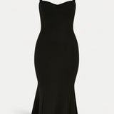 Robe Femme | Midi | Ajustée | bas subtilement évasé pour Mi-Saison