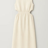 Robe Femme | Robe Découpée à Taille Haute | Légère et Structurée