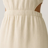 Robe Femme | Robe Découpée à Taille Haute | Légère et Structurée