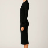 Robe Femme | Robe Mi-Longue Ajustée | Confortable et Stylée