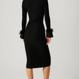 Robe Femme | Robe Mi-Longue Ajustée | Confortable et Stylée