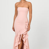 Robe Femme | Longue | Soirée | volants structurés pour Été